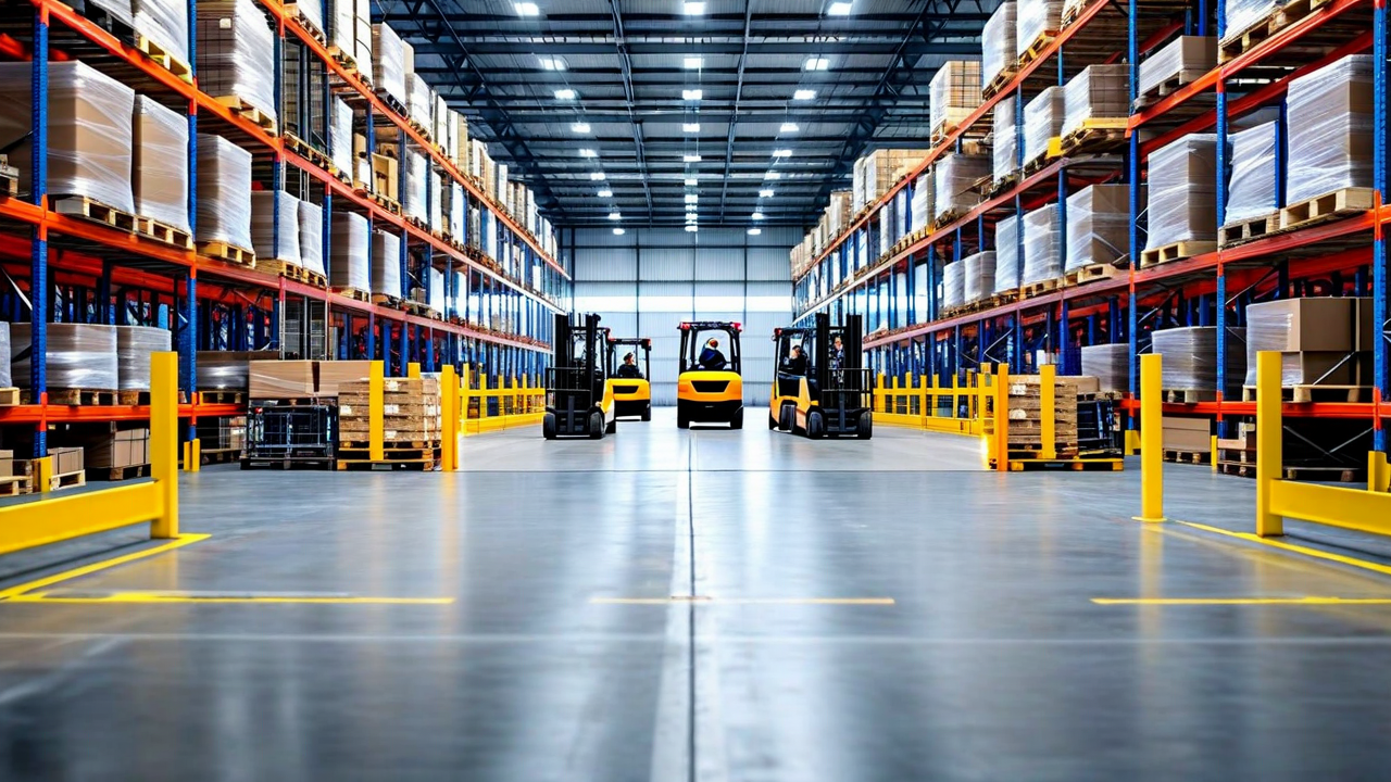 Warehouse Receiving Dock and Inventory Processing Operations